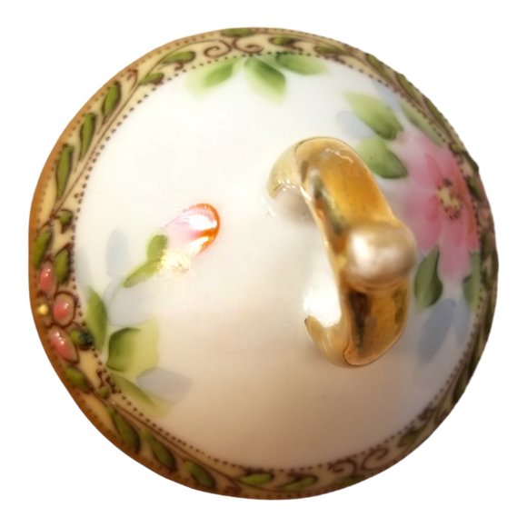 Antique NIPPON Hot Chocolate/Tea /Coffee POT Hand-Painted Japan Circa 1899-1921 - Picture 5 of 16